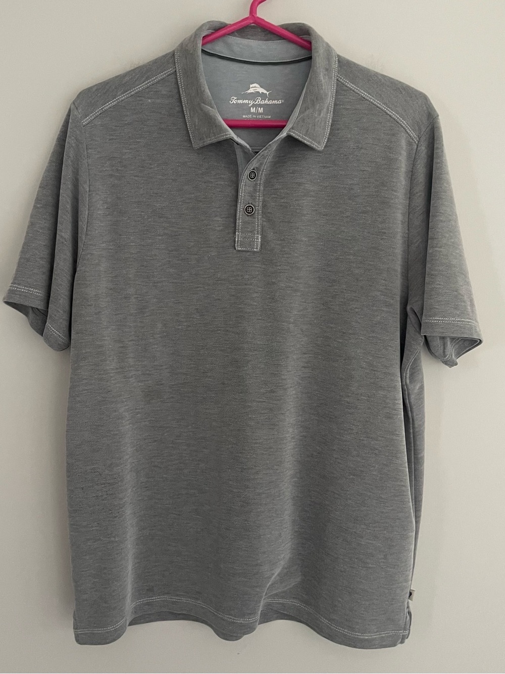 Tommy Bahama Men's Gray Polo Shirt
